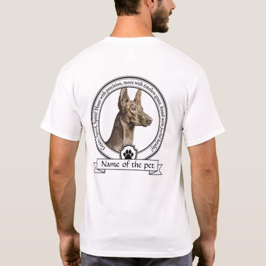 Pharaoh Hound Credo Tシャツ (裏面)