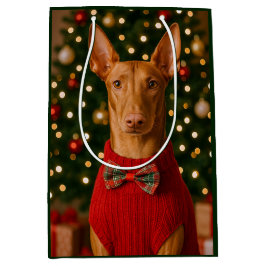 Pharaoh Hound Holiday ミディアムペーパーバッグ