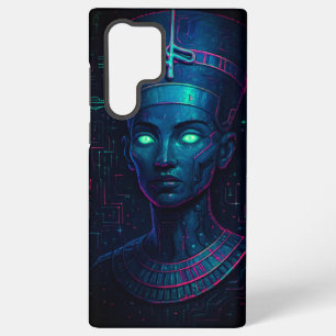 Pharaoh in宇宙サムスンケース – 神秘的エジプト samsung galaxy s22 ultraケース