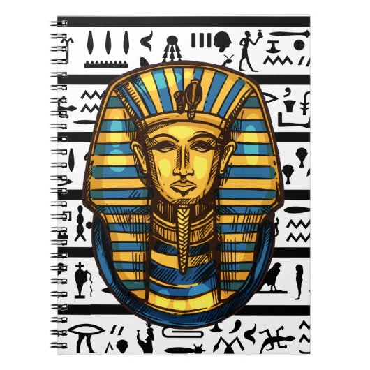 Pharaoh of Egypt Notebook / Caderno Faraó do Egito ノートブック (正面)
