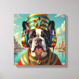 PHARAOH TUT-FRENCH BULLDOG キャンバスプリント