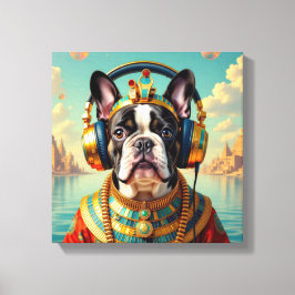 PHARAOH TUT-FRENCH BULLDOG 2 キャンバスプリント