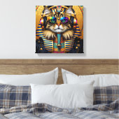 PHARAOH TUT-PERSIAN CAT 3 キャンバスプリント (インサイチュ (寝室))