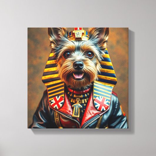 PHARAOH TUT-YORKSHIRE TERRIER 3 キャンバスプリント (正面)