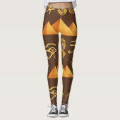 Pharaoh's Legacy:エジプトアンティーク模様 レギンス (正面)