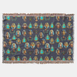 Pharaoh's Legacy: Antique Egyptian Patterns  スローブランケット