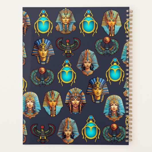 Pharaoh's Legacy: Antique Egyptian Patterns  プランナー手帳 (裏面)