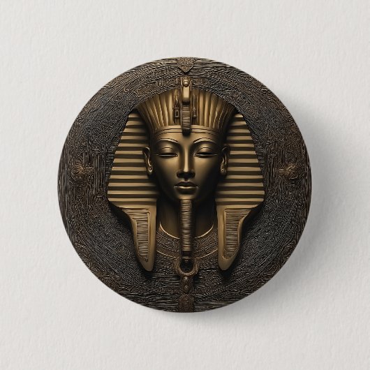 Pharaoh's Majesty: Luxurious Button Art 缶バッジ (正面)