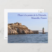 Phare à la pointe de la Désirade Postcard ポストカード (正面/裏面)