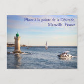 Phare à la pointe de la Désirade Postcard ポストカード (正面)