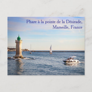 Phare à la pointe de la Désirade Postcard ポストカード