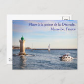 Phare à la pointe de la Désirade Postcard ポストカード (正面/裏面)