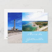Phare de Gatteville Normandie France ポストカード (正面/裏面)