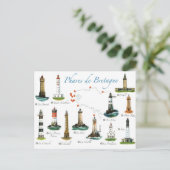 Phares de Bretagne ポストカード (スタンド正面)