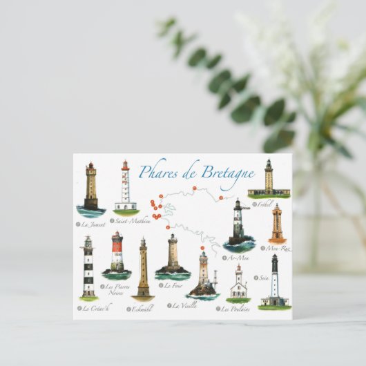 Phares de Bretagne ポストカード (スタンド正面)
