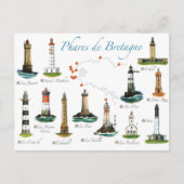 Phares de Bretagne ポストカード (正面)