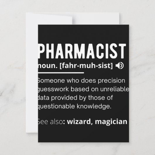 pharmacist セーブザデート (正面)