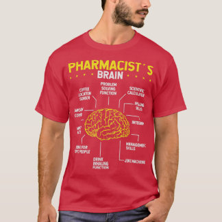Pharmacist Brain Pharmacy School Graduation Party Tシャツ