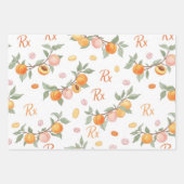 Pharmacist Cherry Peach Strawberry Wrapping Paper  ラッピングペーパーシート (正面2)