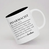 Pharmacist Definition Mug Custom Gift for Graduate ツートーンマグカップ