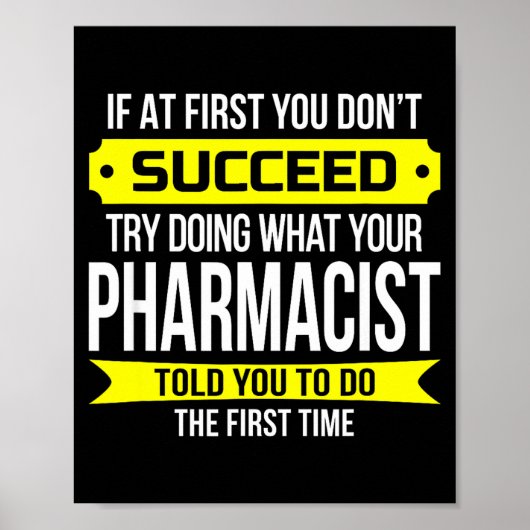 Pharmacist Gits If At First You Don't Succeed Funn ポスター (正面)