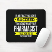 Pharmacist Gits If At First You Don't Succeed Funn マウスパッド (マウス)