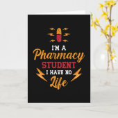 Pharmacist I'm A Pharmacy Student Tech Technician カード (黄色い花)