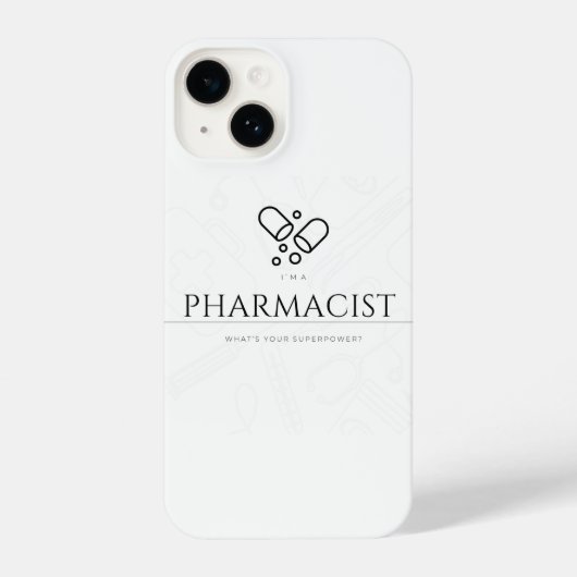 Pharmacist phone case - Wear Your Superpower iPhoneケース (裏面)
