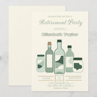 Pharmacist Retirement Party Invitation 招待状