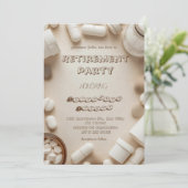  Pharmacist retirement party  invitation 招待状 (スタンド正面)