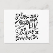 Pharmacist Technician Pharmacy Chaos Coordinator ポストカード (正面)