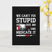 Pharmacist We Can't Fix Stupid Pharmacy Technician カード (黄色い花)
