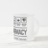 pharmacy フロストグラスマグカップ (正面右)