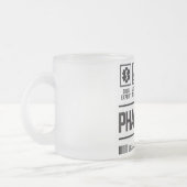 pharmacy フロストグラスマグカップ (左)