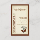 Pharmacy Business Card 名刺 (正面)