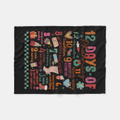 Pharmacy Christmas Shirt - 12 Days Of Pharmacy Tec フリースブランケット (正面(横))