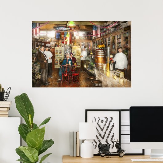 Pharmacy - Collins Pharmacy 1915 ポスター (ホームオフィス)