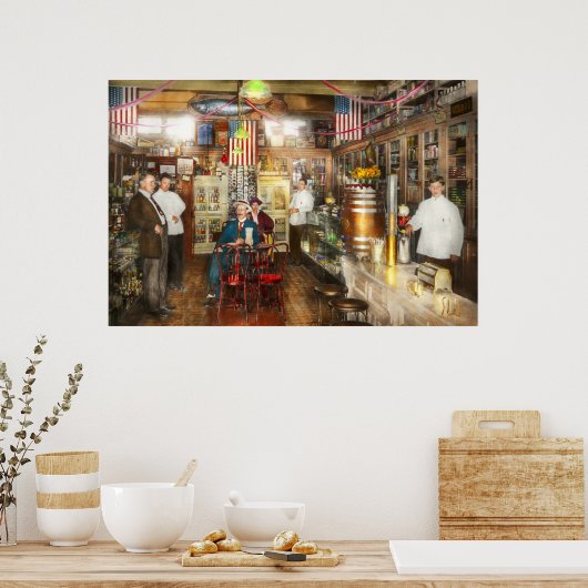 Pharmacy - Collins Pharmacy 1915 ポスター (キッチン)