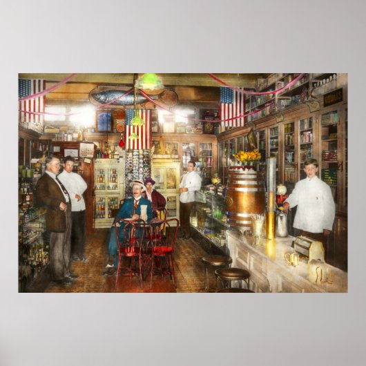 Pharmacy - Collins Pharmacy 1915 ポスター (正面)