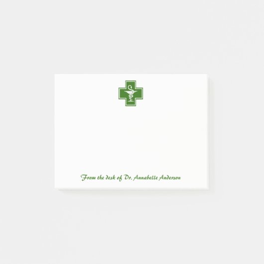 Pharmacy Cross Logoのポストイットノート ポストイット (正面)