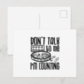 Pharmacy Don't Talk To Me I'm Counting Pharmacist ポストカード (正面/裏面)