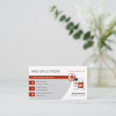 Pharmacy | Drug Store 名刺 (スタンド正面)