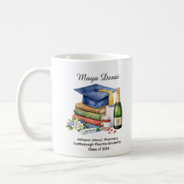 🎓Pharmacy Grad Celebration  Custom Name & Degree コーヒーマグカップ