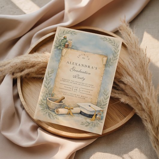 Pharmacy Graduate Milestone 招待状