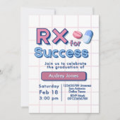 Pharmacy Graduation Party Invitation 招待状 (正面)