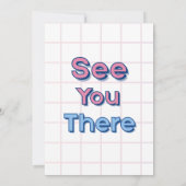 Pharmacy Graduation Party Invitation 招待状 (裏面)