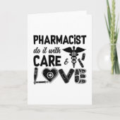 Pharmacy Pharmacist Do It With Care Pharmacists カード (正面)