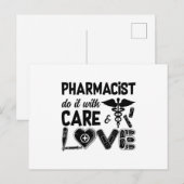 Pharmacy Pharmacist Do It With Care Pharmacists ポストカード (正面/裏面)