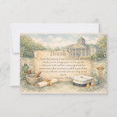 Pharmacy School Graduation Celebration サンキューカード (正面)