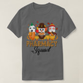 Pharmacy Squad Fall Autumn Thanksgiving Pharmacist Tシャツ (デザイン正面)